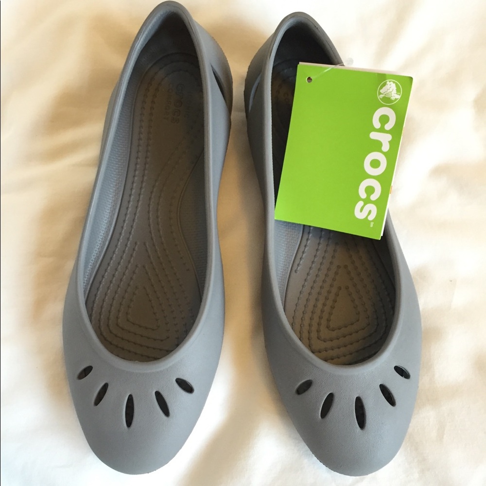 Crocs - Smoke Grey Kelli Flats